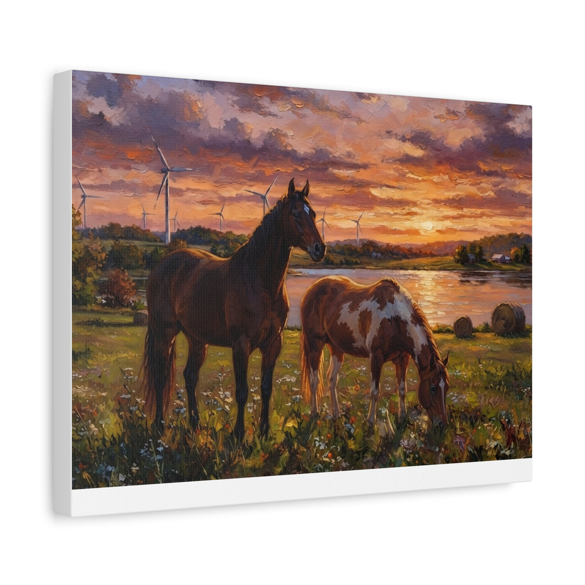 Fine Art Print "Pasture at Dusk" Museum Supreme Quality
