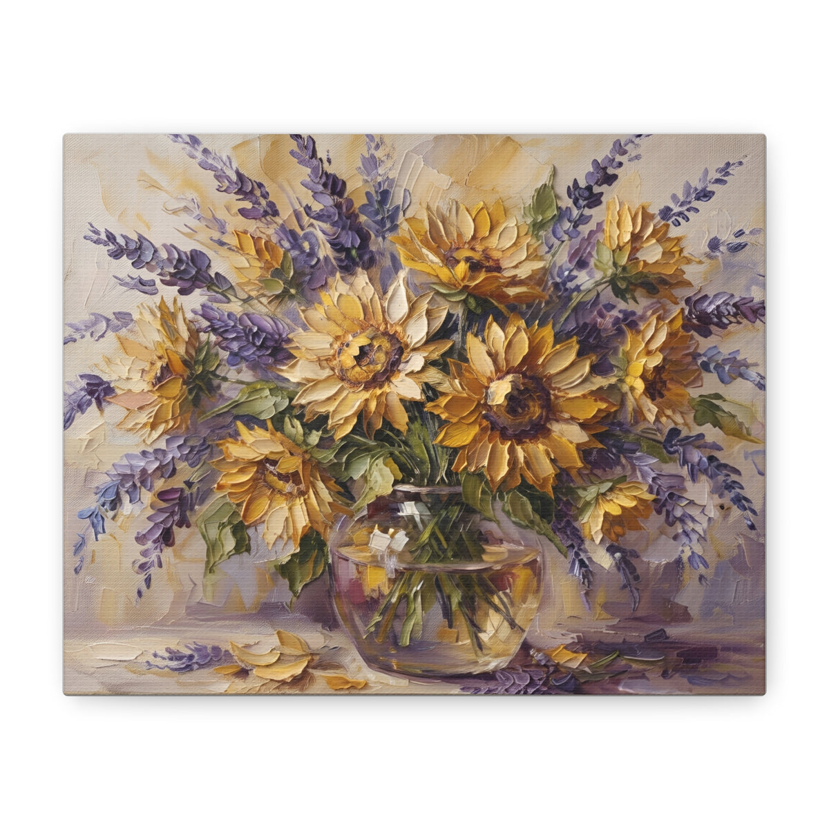 Fine Art Print "Sunflowers & Lavender" Museum Supreme Quality