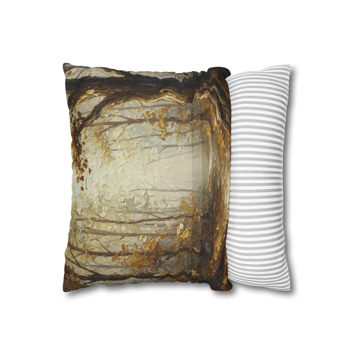 Copy of Copy of Copy of Windmill Faux Suede Pillowcase — Neutral Rustic Coastal Decorative Throw Pillow Cover