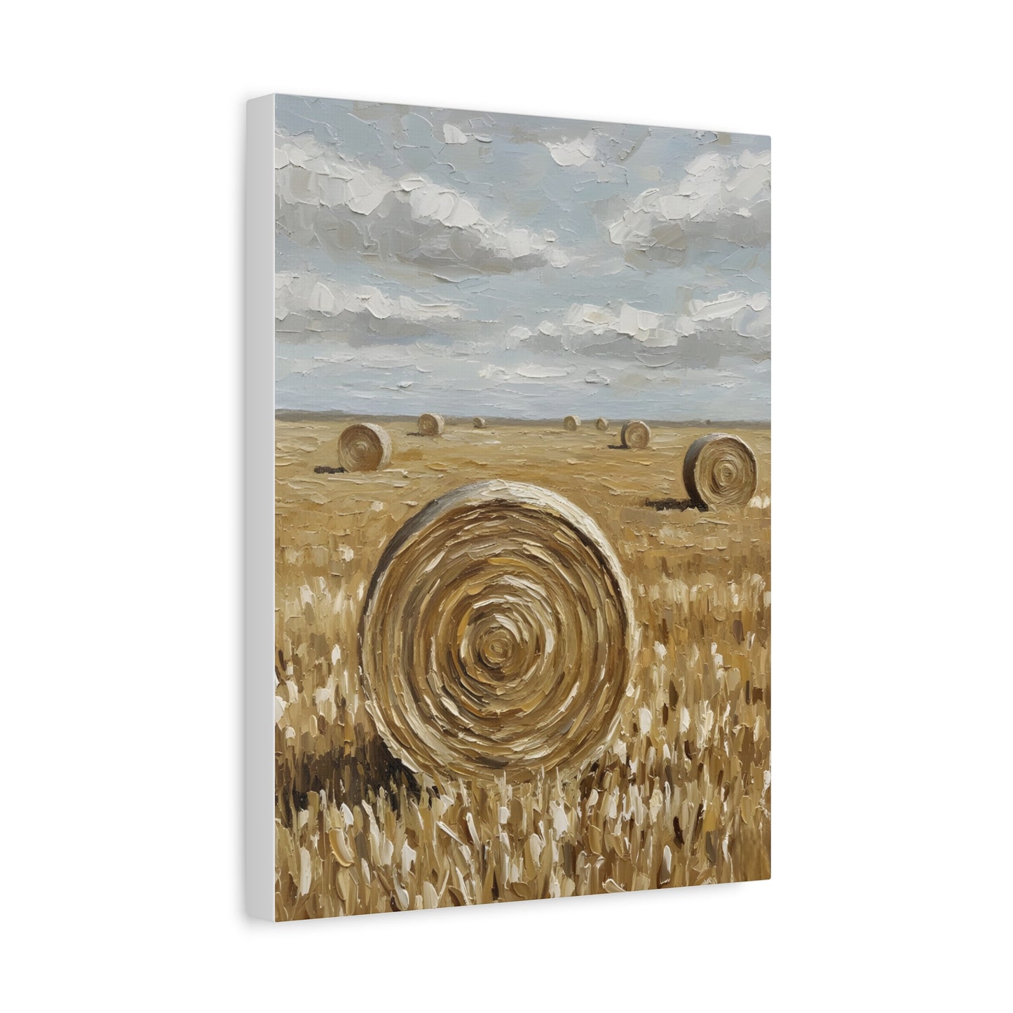 Fine Art Print of "Harvest Fields" Wall Art Rustic Farmhouse Painting