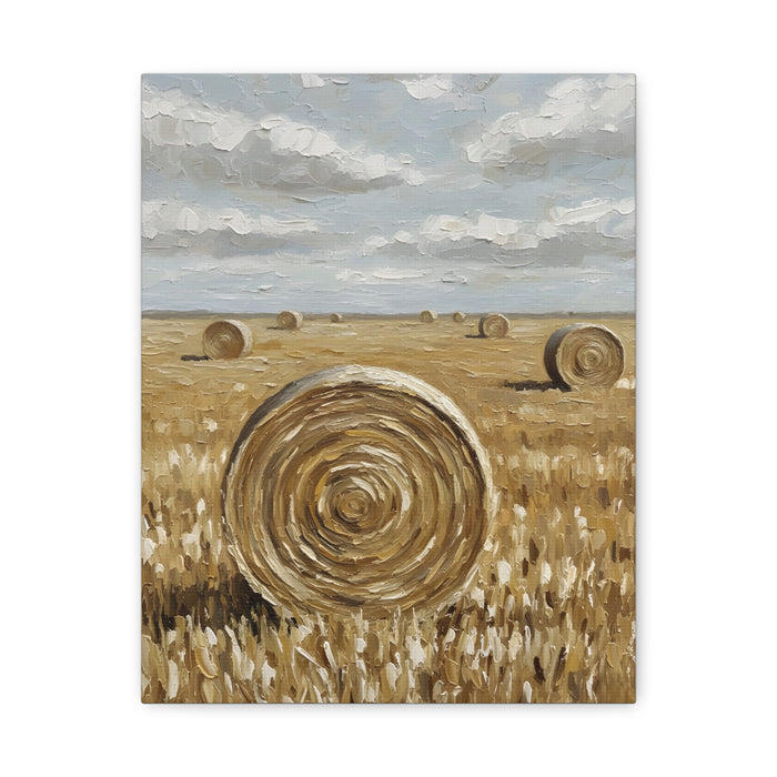 Fine Art Print of "Harvest Fields" Wall Art Rustic Farmhouse Painting