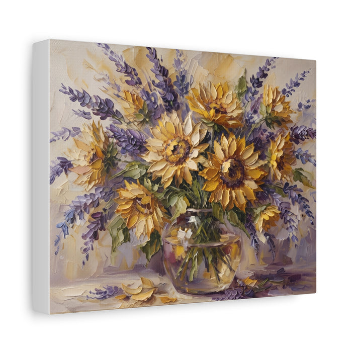 Fine Art Print "Sunflowers & Lavender" Museum Supreme Quality