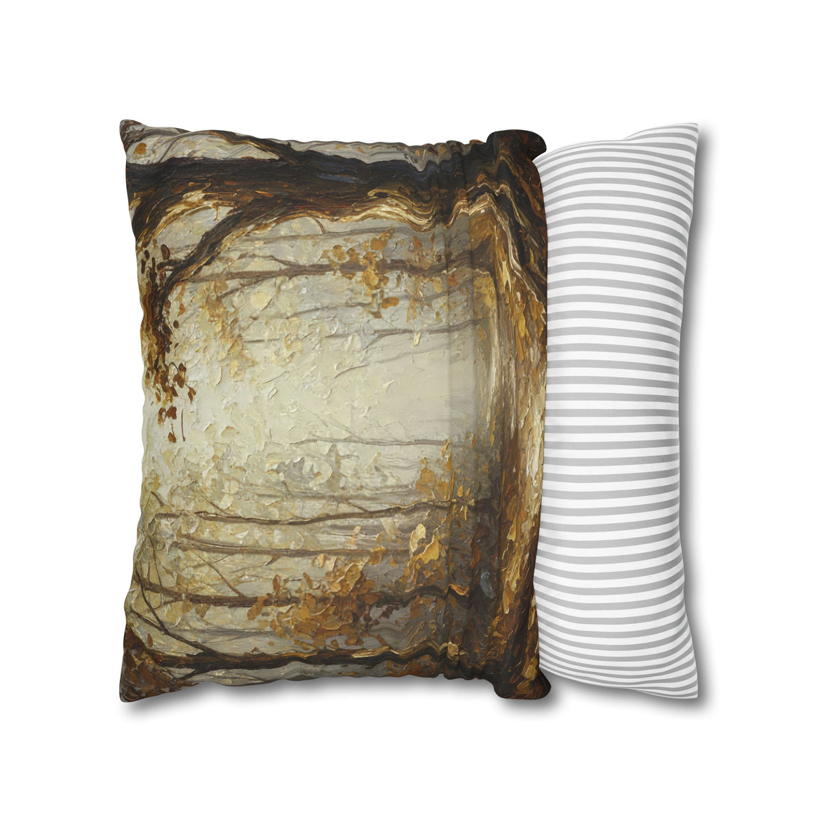 Copy of Copy of Copy of Windmill Faux Suede Pillowcase — Neutral Rustic Coastal Decorative Throw Pillow Cover