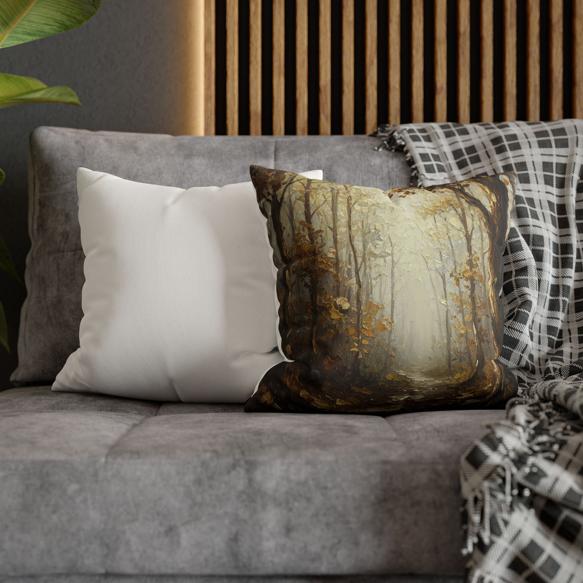 Copy of Copy of Copy of Windmill Faux Suede Pillowcase — Neutral Rustic Coastal Decorative Throw Pillow Cover