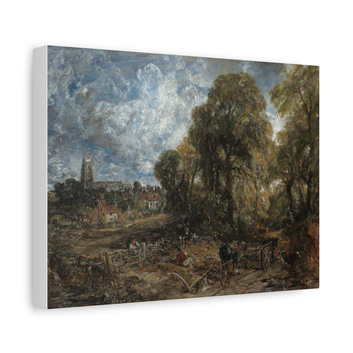 Fine Art Print of "Stoke-by-Nayland" by John Constable Canvas Wall Art Classic Farmhouse Painting