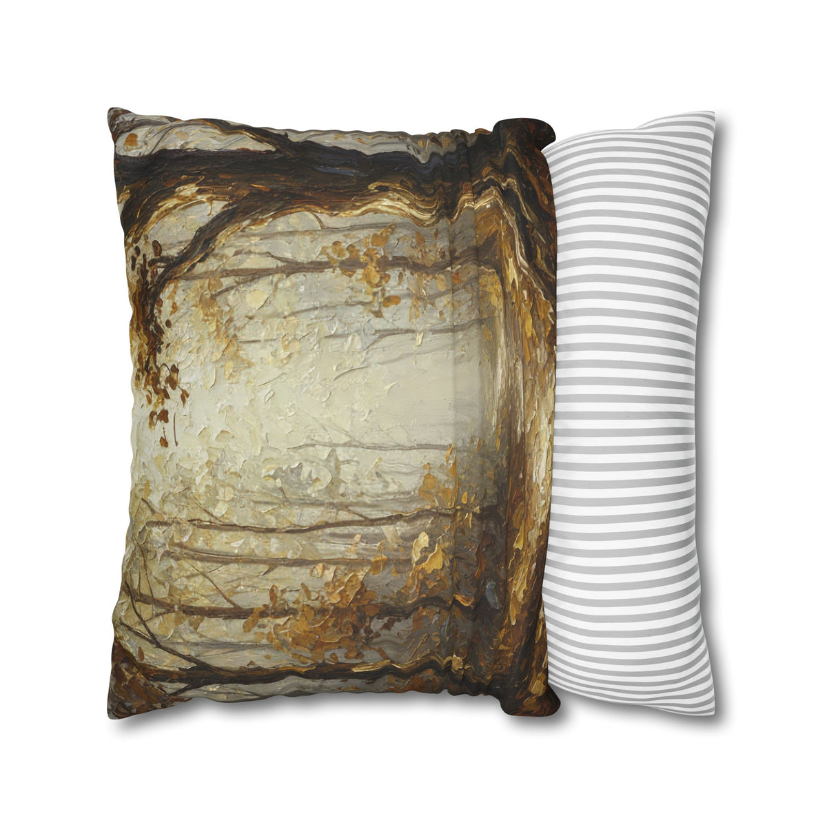 Copy of Copy of Copy of Windmill Faux Suede Pillowcase — Neutral Rustic Coastal Decorative Throw Pillow Cover
