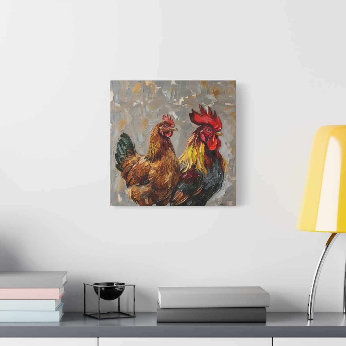 Fine Art Print "Farmyard Pair" Museum Supreme Quality