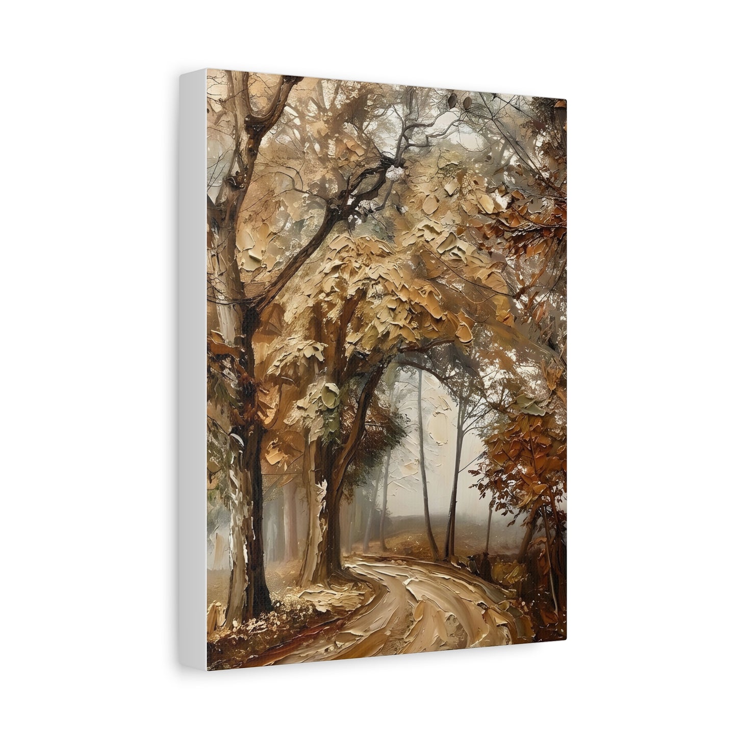 Fine Art Print of "Misty Woodland Trail" Wall Art Rustic Farmhouse Painting