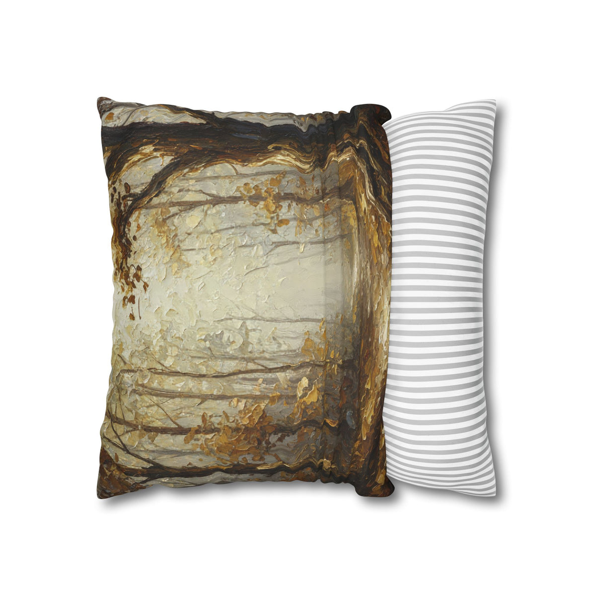 Copy of Copy of Copy of Windmill Faux Suede Pillowcase — Neutral Rustic Coastal Decorative Throw Pillow Cover