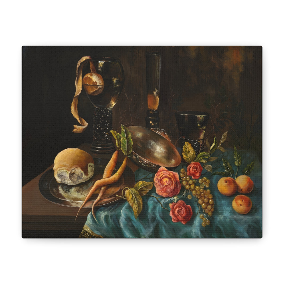 xFine Art Print "Country Harvest & Roses" A Fine Art Print for the Heart of the Home
