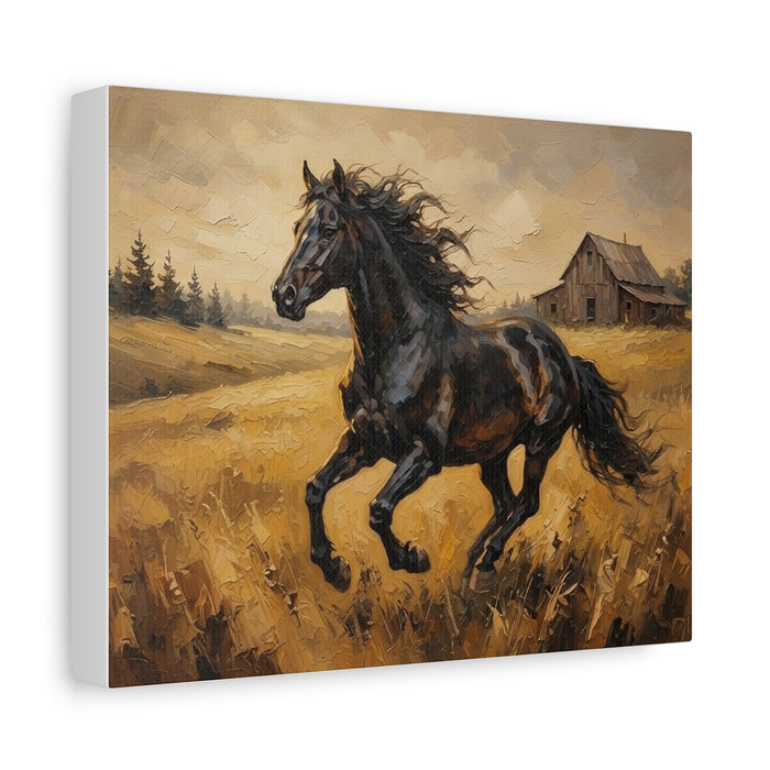 Fine Art Print "Golden Gallop" Museum Supreme Quality