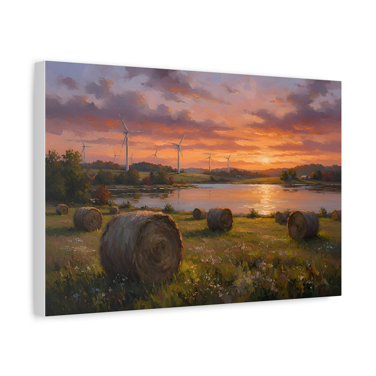 Fine Art Print "Golden Harvest Horizon" Museum Supreme Quality
