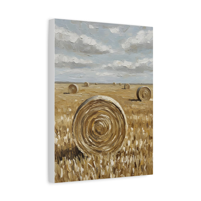 Fine Art Print of "Harvest Fields" Wall Art Rustic Farmhouse Painting