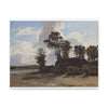 Fine Art Print of "The Estuary Farm" by Jules Dupré Canvas Wall Art Classic Farmhouse Painting