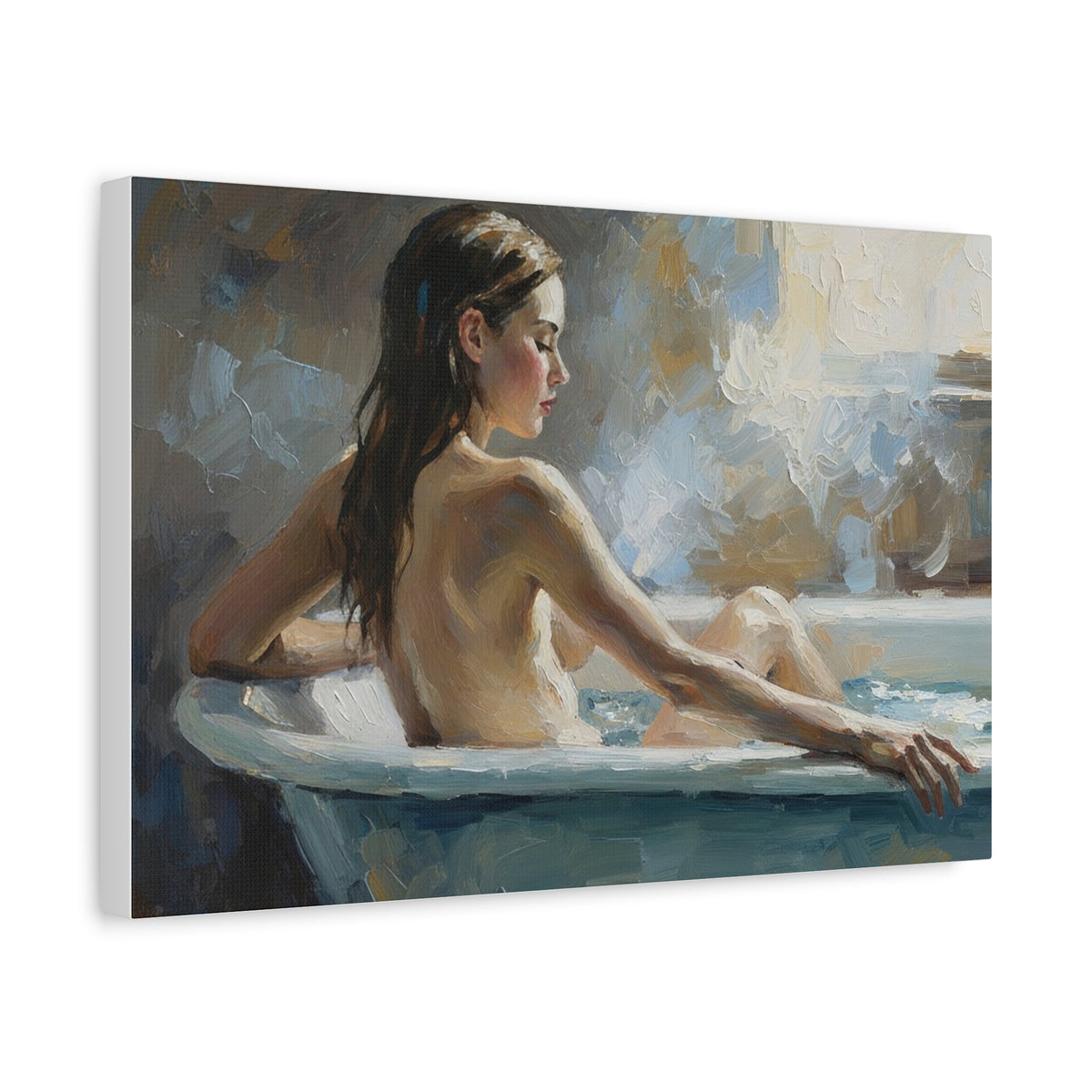 Fine Art Print of "Springside Sanctuary" Wall Art Rustic Woman Painting