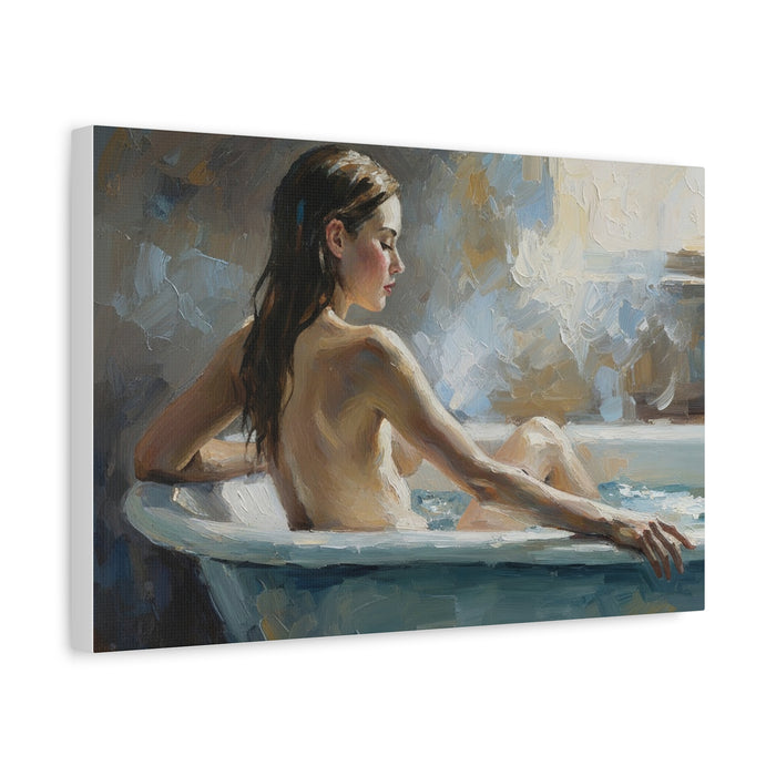Fine Art Print of "Springside Sanctuary" Wall Art Rustic Woman Painting