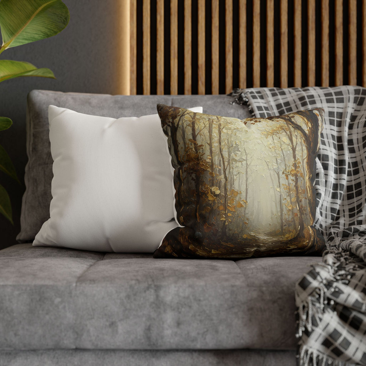Copy of Copy of Copy of Windmill Faux Suede Pillowcase — Neutral Rustic Coastal Decorative Throw Pillow Cover