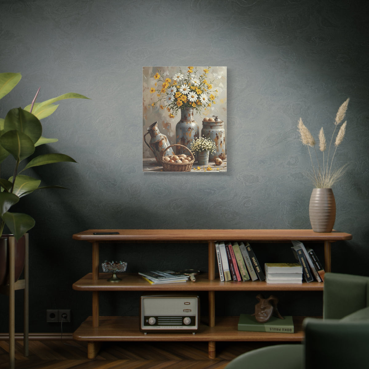 Fine Art Print of "Rustic Harvest Still Life" Wall Art Rustic Farmhouse Painting