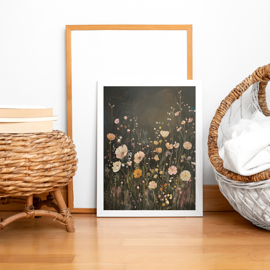 Original Acrilic on Canvas "Night Meadow" 60x80cm