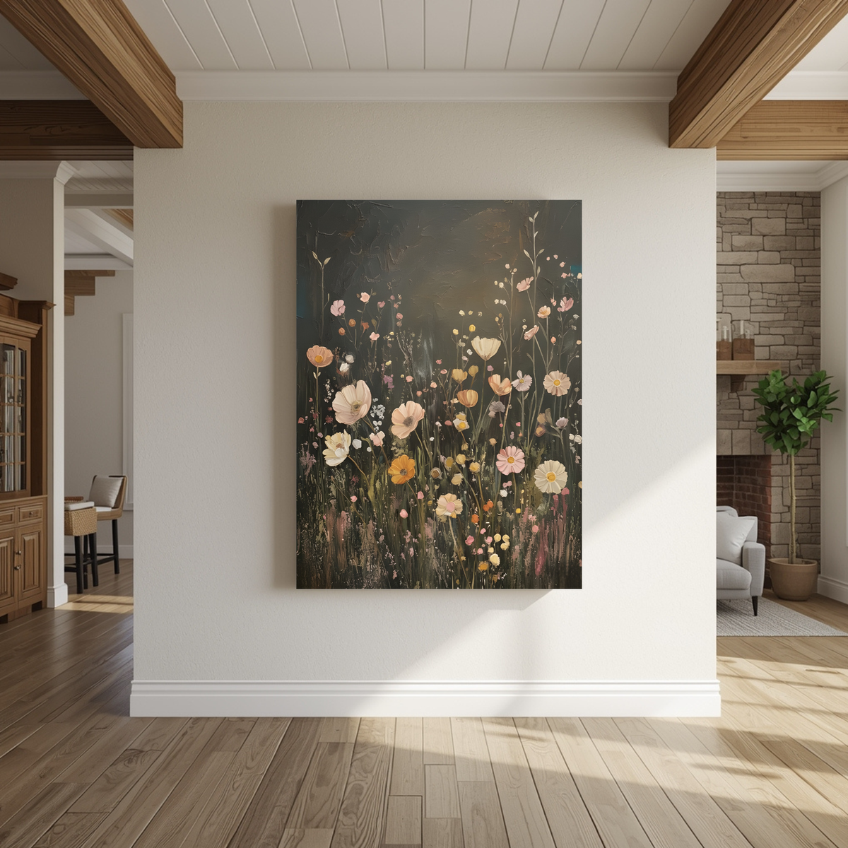 Original Acrylic on Canvas "Serenity by the Shore" 60x80cm