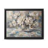 Coastal Peonies framed black