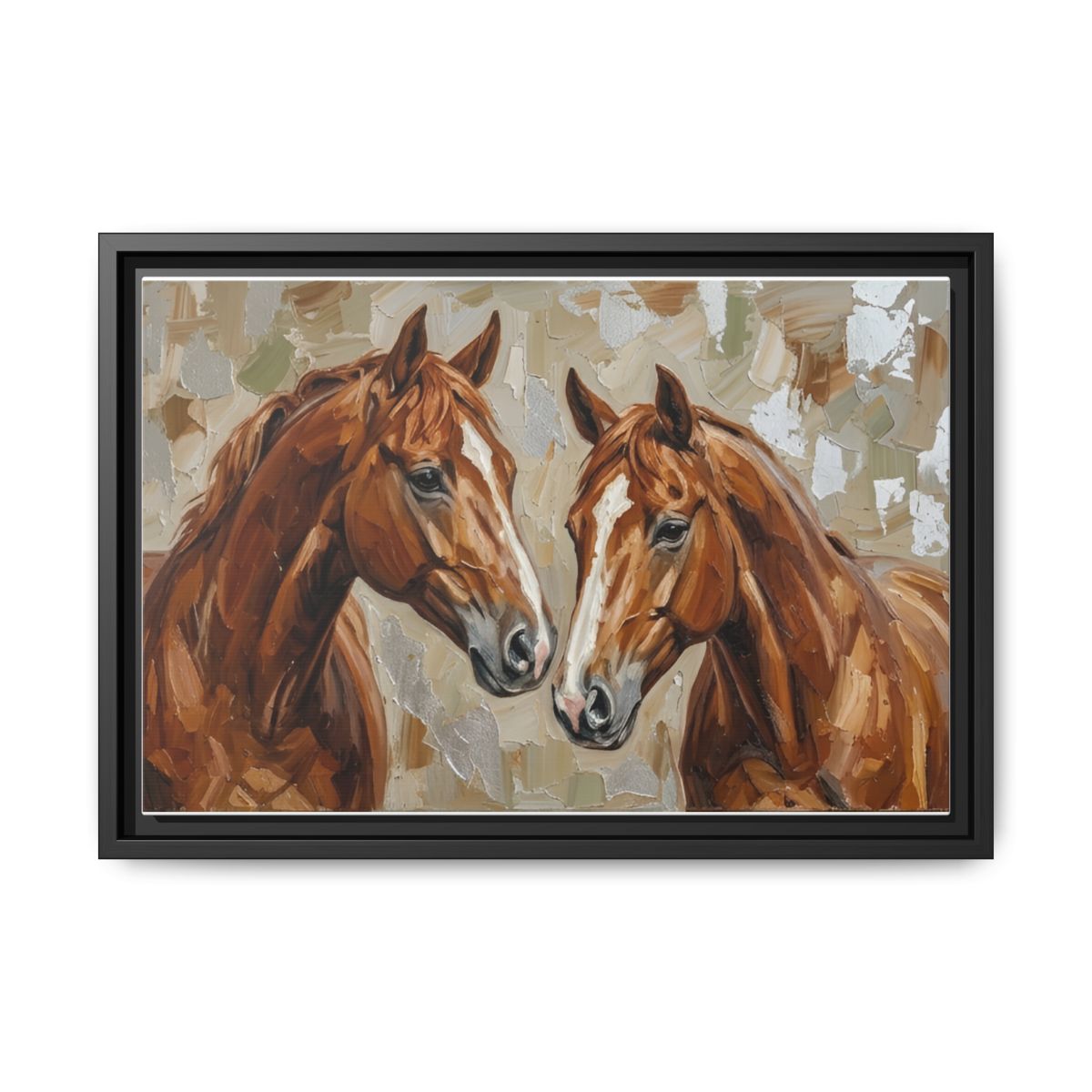 Gentle Whisper framed black