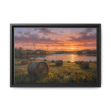 Golden Harvest Horizon framed black