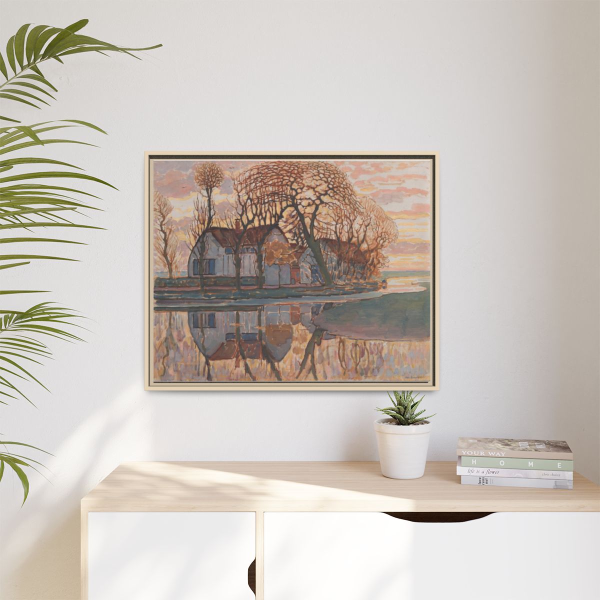 duivendrecht - Natural Wood Frame in Room
