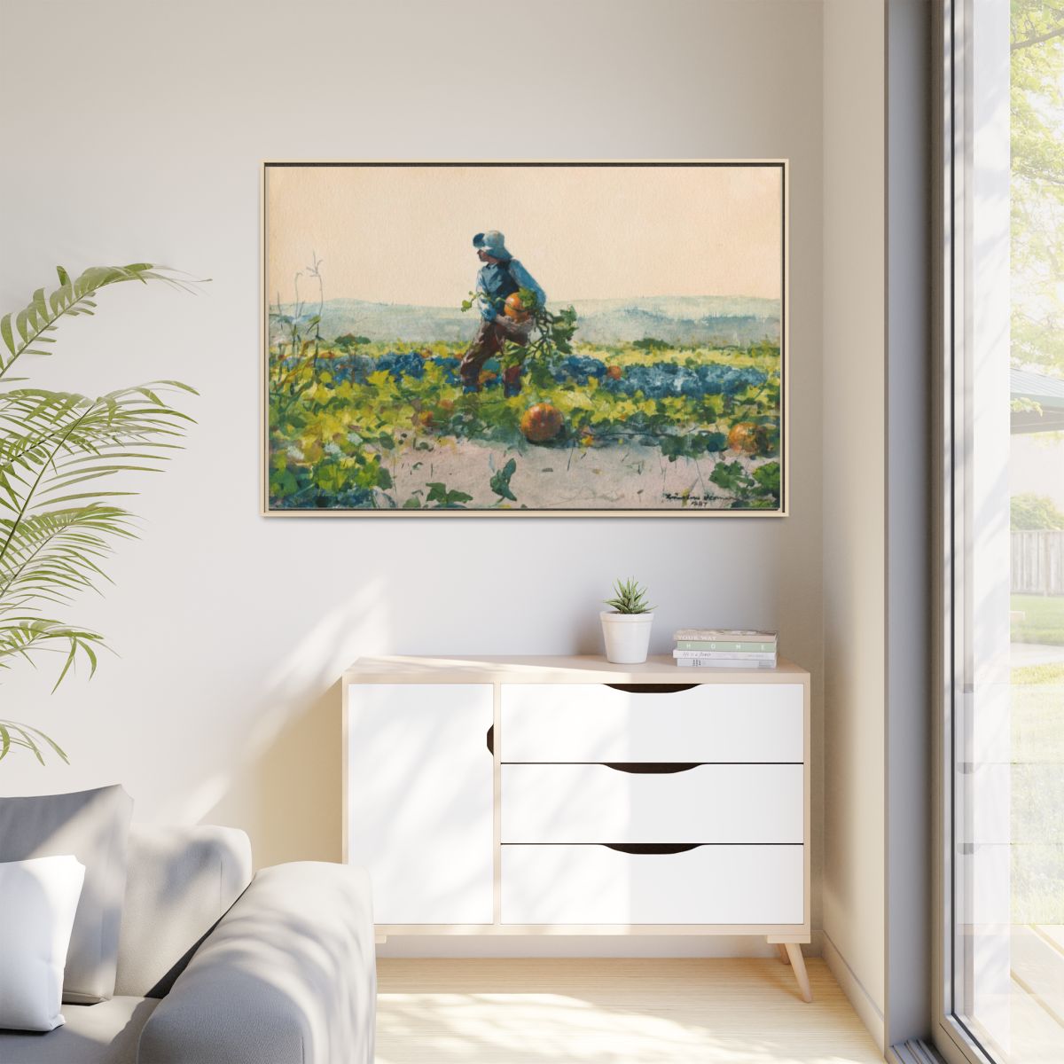 farmersboy - Natural Wood Frame in Room