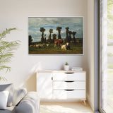 pasture - White Frame in Room