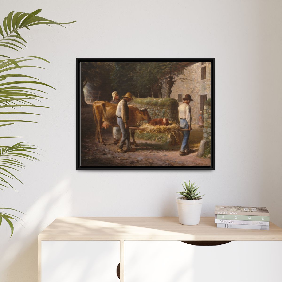 peasants - Black Frame in Room