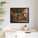 peasants - Black Frame in Room