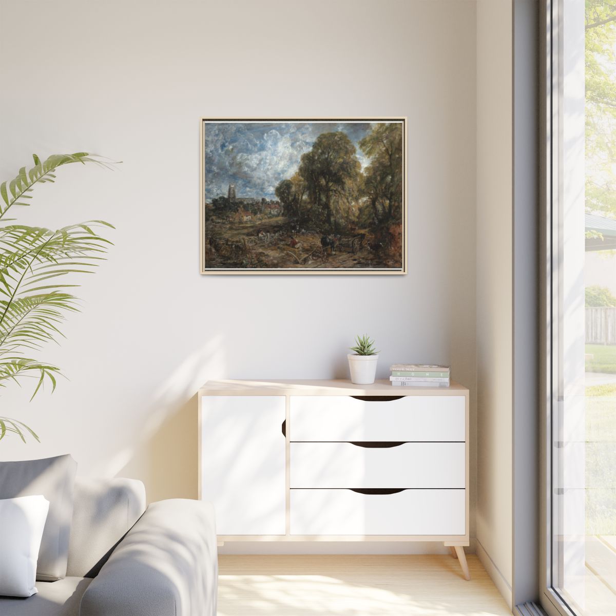 stoke - Natural Wood Frame in Room