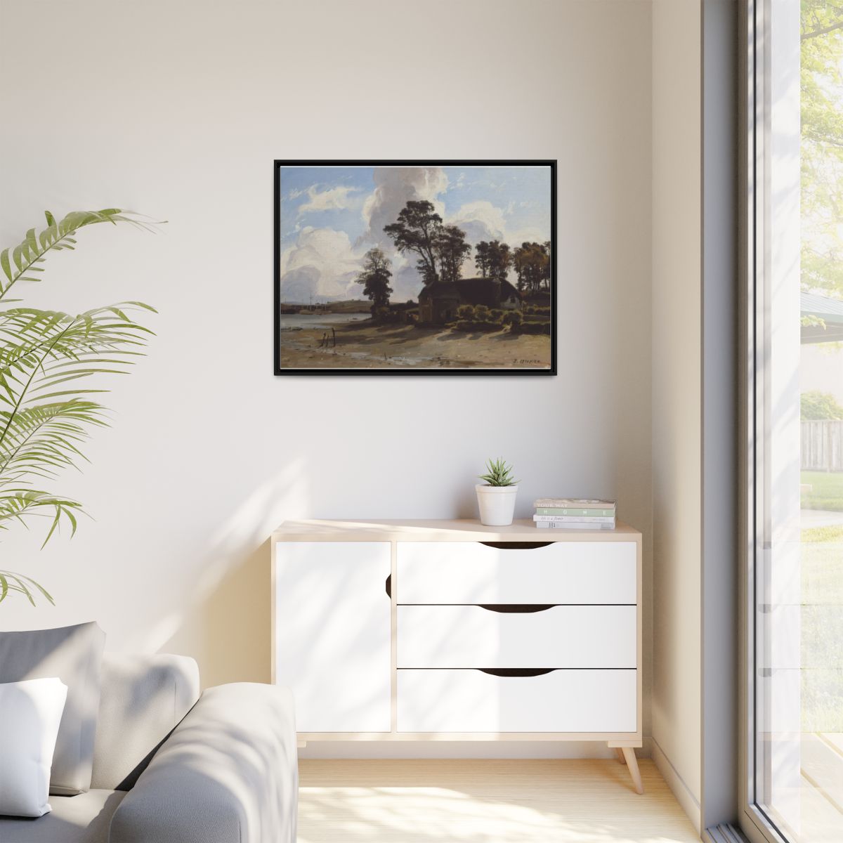 estuary - Black Frame in Room